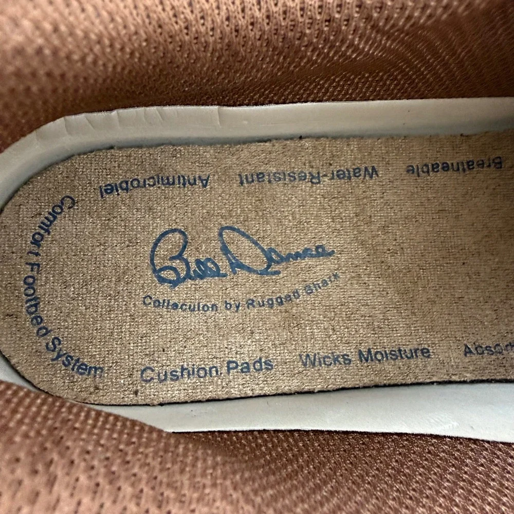 Rugged Shark Bill Dance Collection Mens Tan Boat Shoes Fishing Sneakers NWT‎